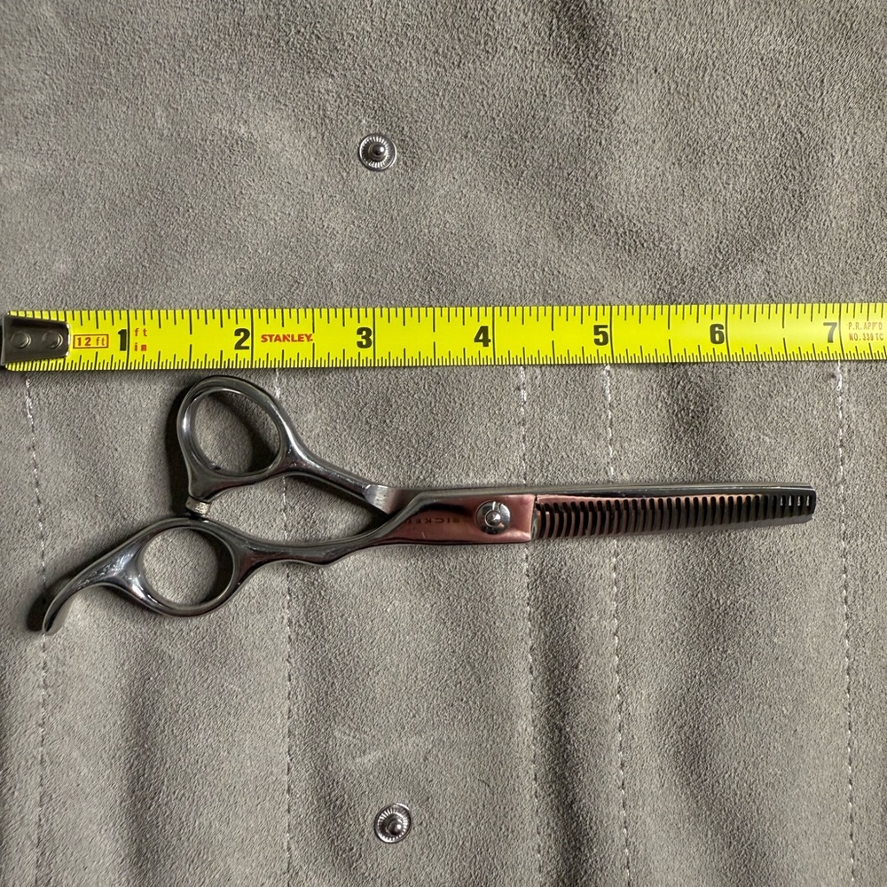 Professional Silver Hair Thinning Scissors